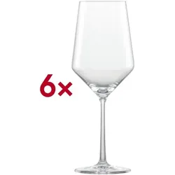 Zwiesel Glas 6x Cabernet Rotweinglas »Pure« 540 ml transparent, 24.4 cm