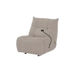 uno Sessel mit Relaxfunktion Tokyo , beige , Maße (cm): B: 83 H: 91 T: 106.0