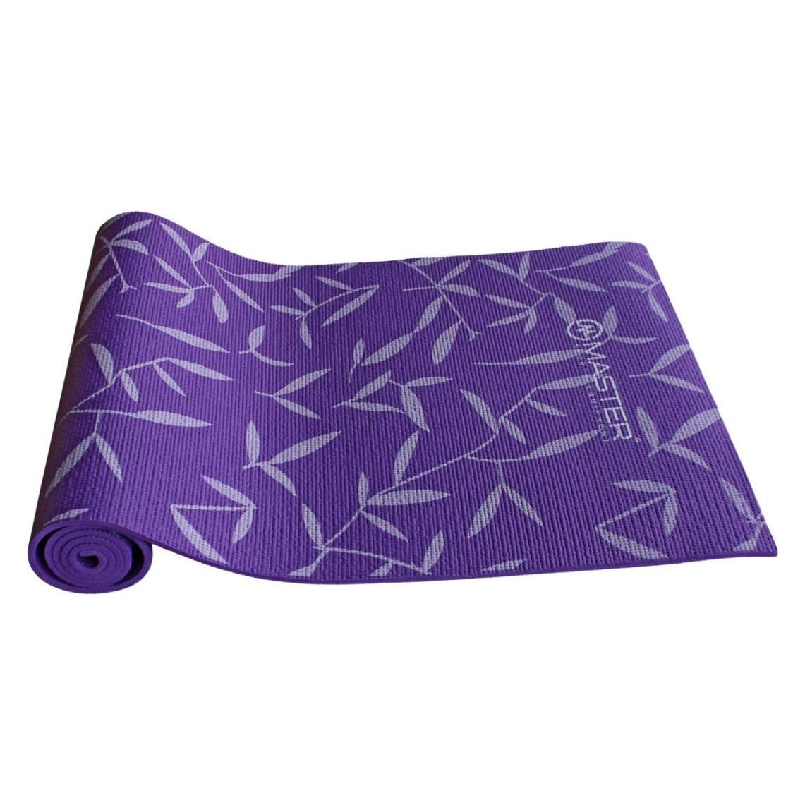 Master Gymnastikmatte Yoga PVC 173 x 61 cm (8 mm) (MAS4A341-violet)