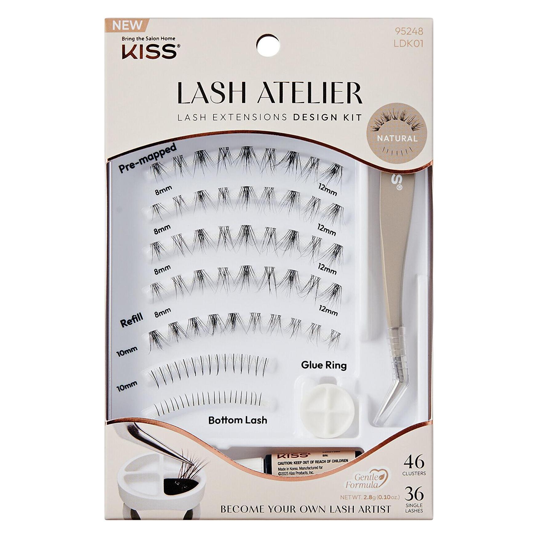 KISS Lash Atelier Design 01 False Eyelash Set (Künstliche Wimpern) (LDK01C)