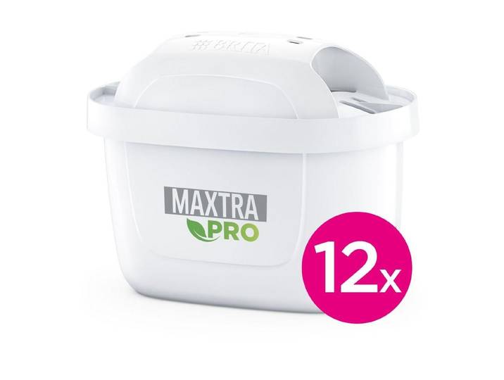 Wasserfilter BRITA Maxtra Pro Extra Kalkschutz,12er Pack , weiss (weiß), B:5,7cm H:7,6cm T:10cm, Filterkartuschen, Wasserfilter