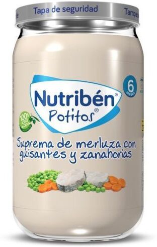 Nutribén Seehecht-Supreme-Eintopf mit Erbsen und Karotten 235 gr