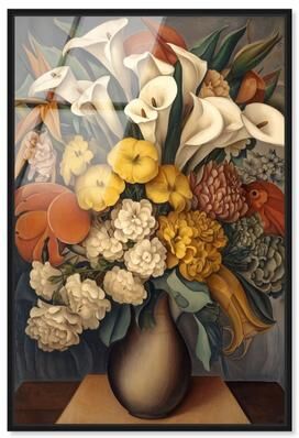 Autumnal Floral Harvest I Kitchen Floral Art Acrylic by Art Remedy