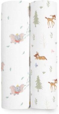 aden + anais aden+anais essentials Disney Baby 2-Pack 100% Cotton Muslin Swaddle Blankets