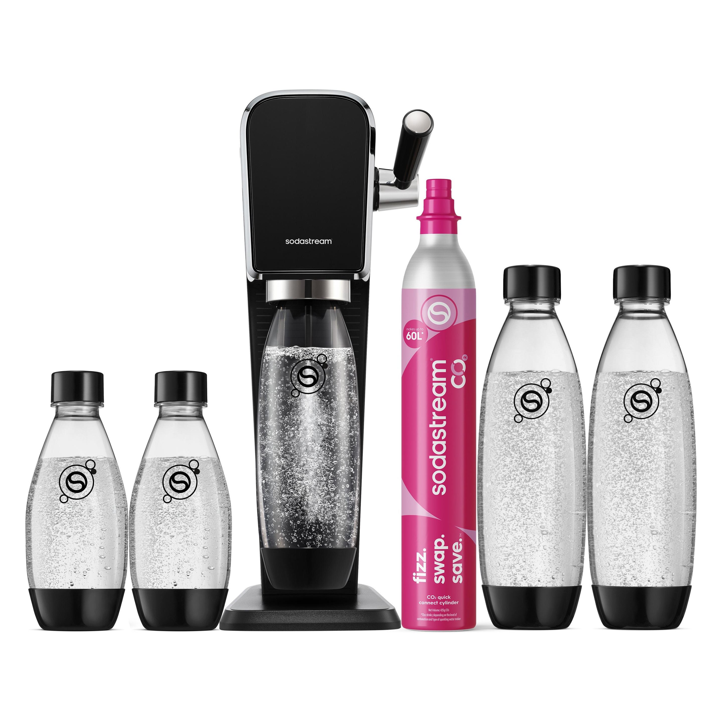 SodaStream Art Valuepack Sprudelwasserbereiter, schwarz (1013515770)