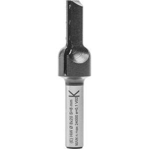 ENT Fräser Nutfräser 20040, 8 mm, 8 mm Ø, Arbeitslänge 20 mm, für Holz