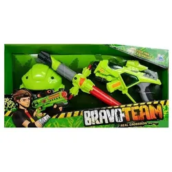 Lean Toys Weltraumwaffen Laserpistole Lichtschwertmaske Grün