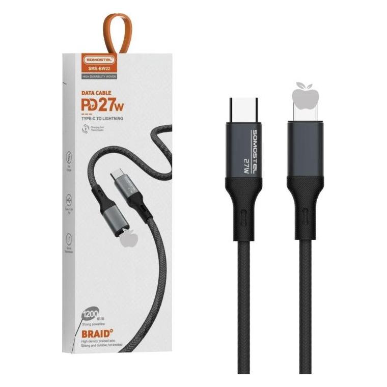 NoName SOMSOTEL USB-KABEL TYP C - TYP C 240 W WEISS 1 M SMS-BW22 (1 m, 240 W) (60441877)