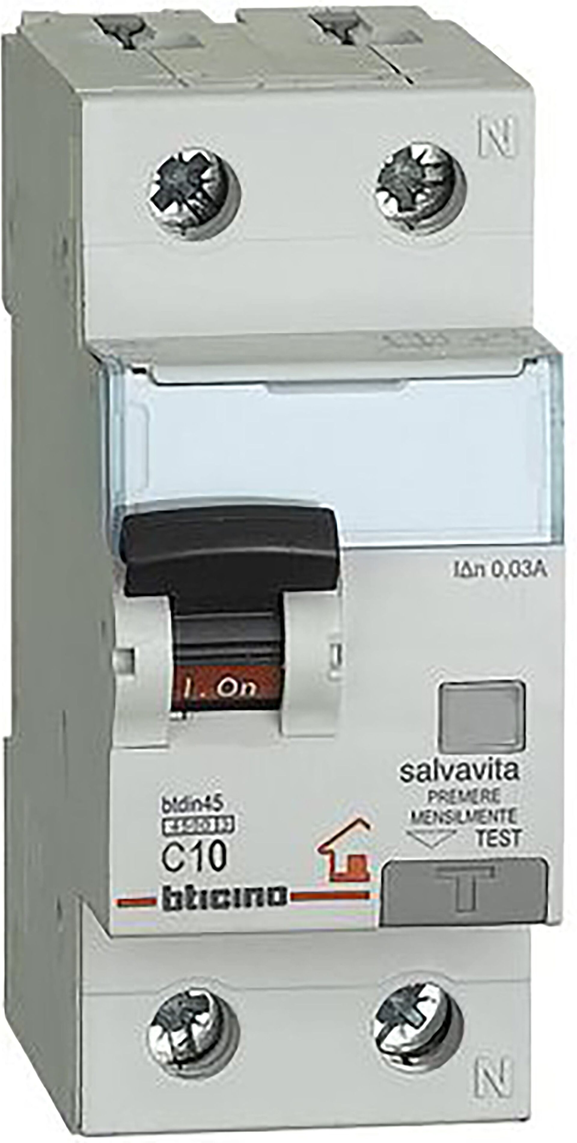 Tecnomat MAGNETOTERMICO DIFFERENZIALE 1P+N 16A F BTICINO 2 MODULI TIPO F