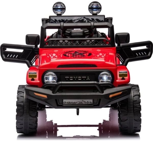 Elbil Toyota Fj Cruiser Børnebil, 4x12v, Rød