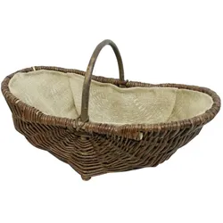 Siena Garden, Zubehör Kerzen + Kamin, Weidenkorb M, 55x29x24 cm