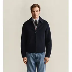 Gant für Herren. 7006653 Handgenähte Jacke marineblau (S), Lässig, Wolle, Klassisch
