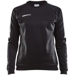 CRAFT Progress Round-Neck Sweatshirt Damen 999900 - black/white XS