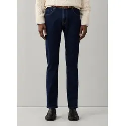 Hackett London für Herren. HM2100182 Jeans Powerflex Rinse Wsh marineblau (28/32), Lässig, Baumwolle, Denim
