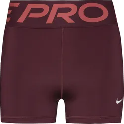 Nike PRO NP SCULPT DF HR 3IN Tights Damen | Gr. XL | rot - rot