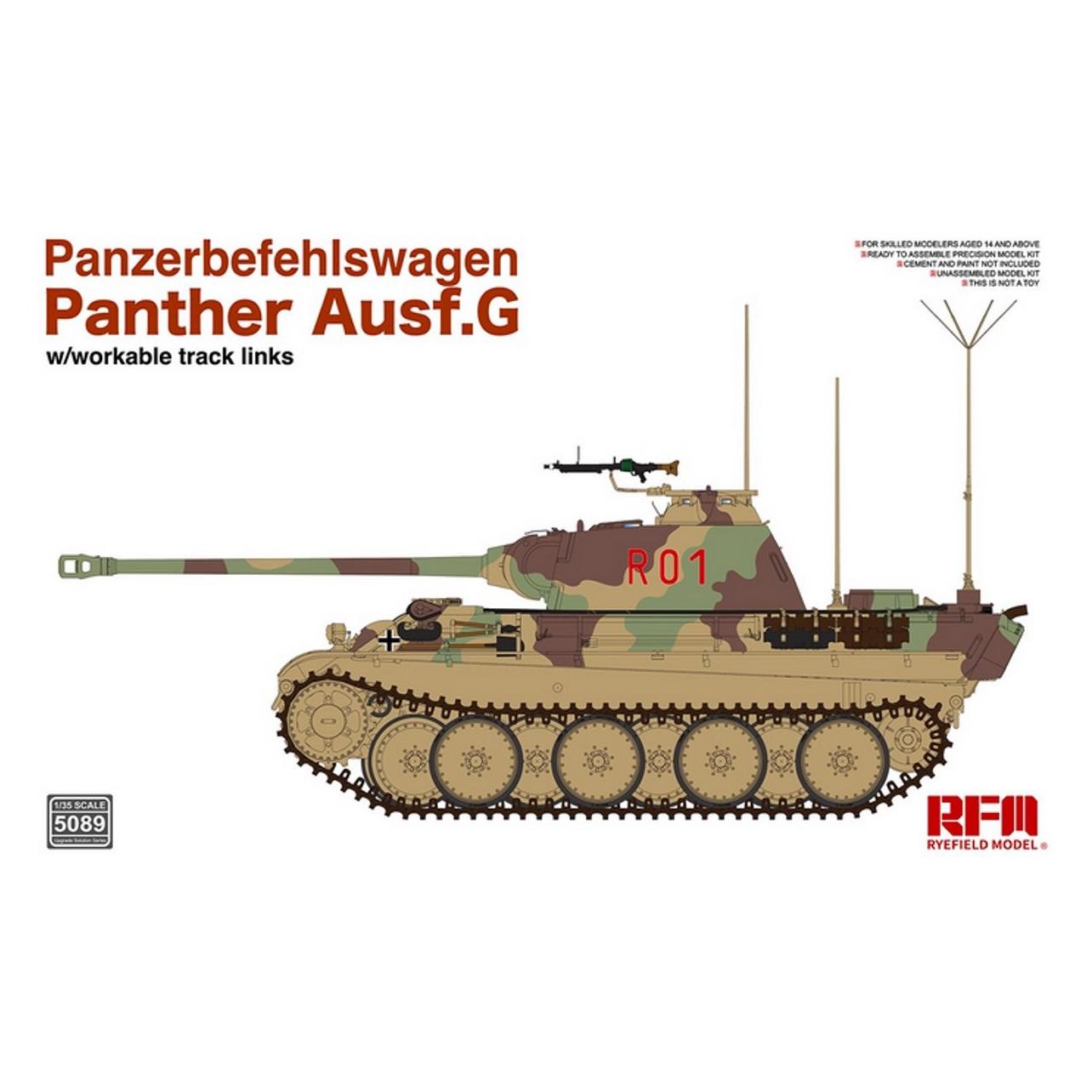 Rye Field Model Panzerbefehlswagen Panther Ausf.G (5089)