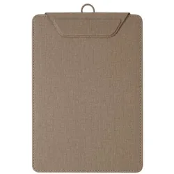 Sigel Speisekarten-Klemmbrett mit Leinenstruktur A5 beige, 16.5x23.5 cm