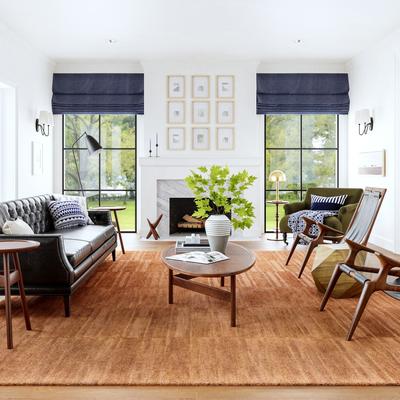 Nuloom Starke Checked Wool Area Rug