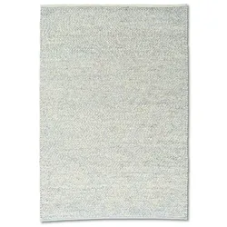 TISCA Webteppich Lagan 140 x 200 cm Schurwolle Blau