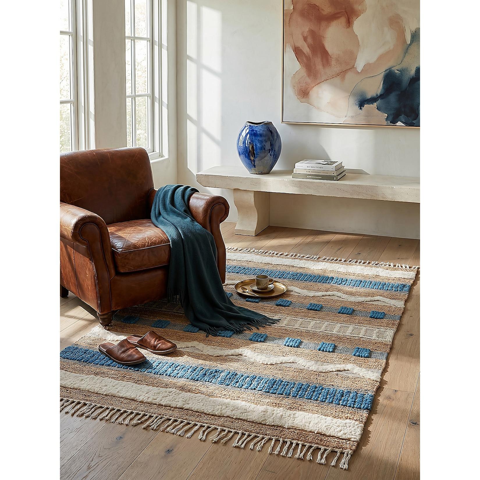 Teppich gestreift Bunt 200 x 290 cm - WHARFE Kadima Design