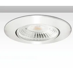 ISOLED Einbaurahmen ION, rund, Ø 8.7cm, IP20, GU5.3 (12V), 20° schwenkbar, Aluminium, Chrom ISO-114986