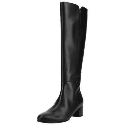 Stiefel GABOR "Gabor Stiefel Leder", Damen, Gr. 39, schwarz, Leder, Schuhe Stiefel