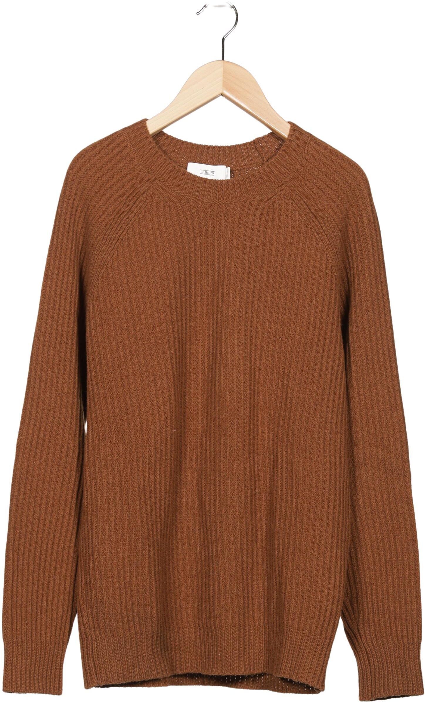 Closed Herren Pullover, Braun, Gr. S, Wolle - Second Hand
