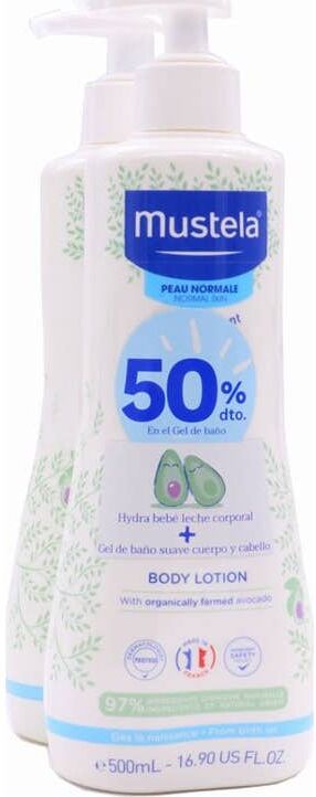 Mustela Hydra Bebe 500ml y Gel Baño 500ml