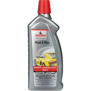 Nigrin Autoshampoo Performance Wash&Wax Turbo 2in1, Konzentrat, mit Abperleffekt, 1 Liter