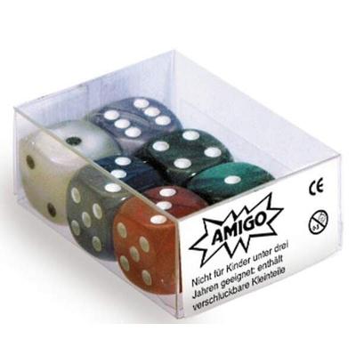 Würfel Perlmutt W06 Set gemischt (Spiel-Zubehör)
