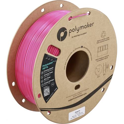 Polymaker PB05017 Filament PETG Highspeed Filament 1.75mm 1000g Magenta 1St.