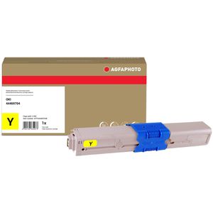 AgfaPhoto kompatibel für Oki 44469704,  Toner, 2000 Seiten, gelb