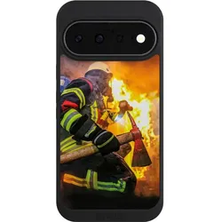 Nivocase Handyhülle für Google Pixel 11 Hülle NIVOpure Case Schwarz Feuer Feuerwehr Lebensretter (Google Pixel 11), Smartphone Hülle, Schwarz