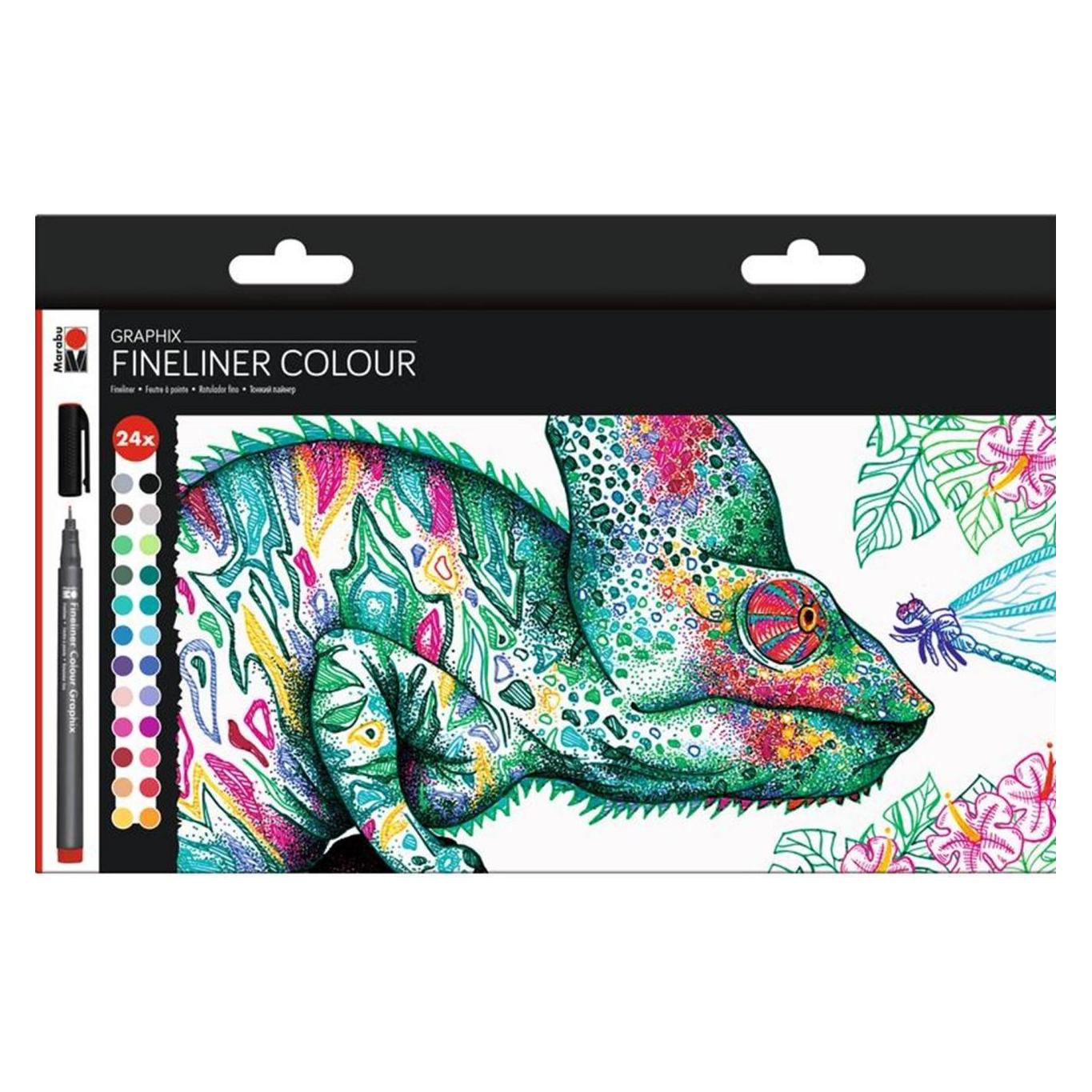 Marabu Fineliner Graphix Hypnotize 0.5 mm, 24 Stück (24x) (0146000000103)