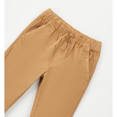 Outdoorhose IDO "BABY BOY TROUSERS", Mädchen, Gr. 98, EURO-Größen, beige (caramel), 98% Baumwolle, 2% Elasthan, Hosen Outdoorhose