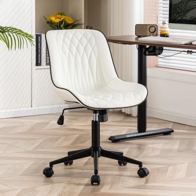 YOUNIKE Armless Home Office Desk Chairs with Wheels Rolling Task Chair