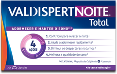 Suplemento para Manter Sono Valdispert Total 30 cápsulas