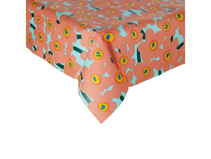 Nappe imperméable Fleurs 130 x 160cm Vert
