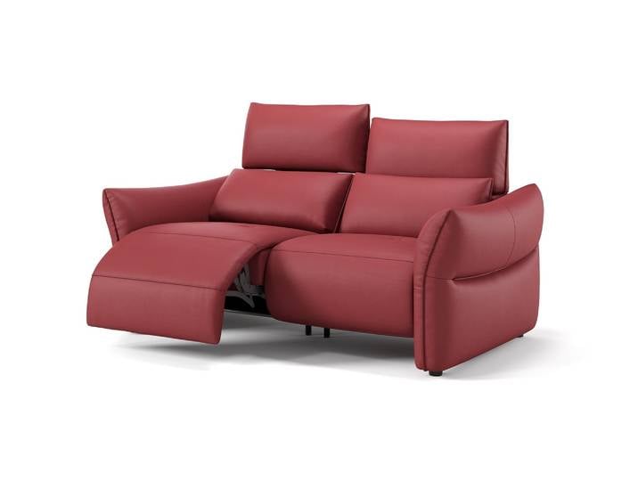 Leder Relaxsofa PERUGIA 2-Sitzer Designsofa Couchgarnitur