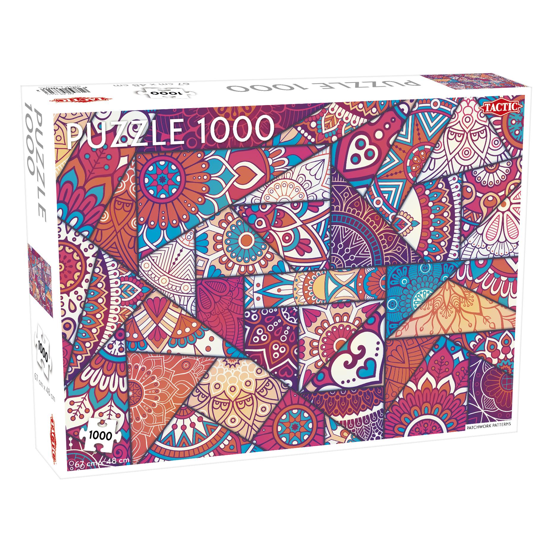 Tactic Puzzle 1000 Patchwork Patterns (56631)