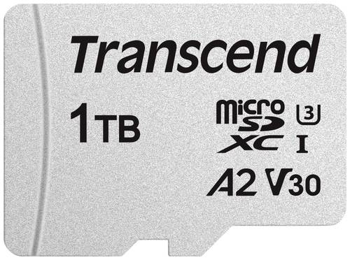 Transcend TS1TUSD300S-A microSD-Karte Retail 1TB UHS-I, Class 10, v30 Video Speed Class, A1 Application Performance Class, A2
