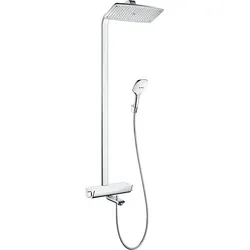 hansgrohe Raindance Select 27113000 Showerpipe  E 360, chrom, Brausearm 380 mm,  Ecostat Select