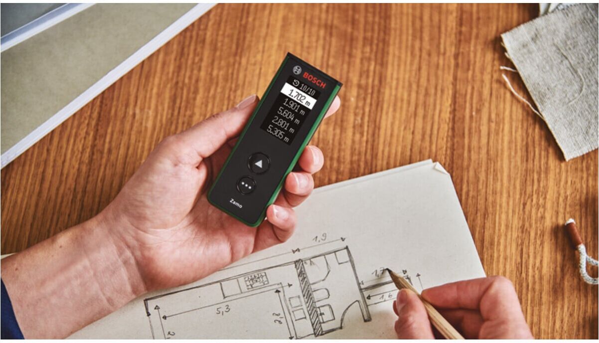 Bosch Digitaler Laser-Entfernungsmesser Zamo Set (0603672H01)