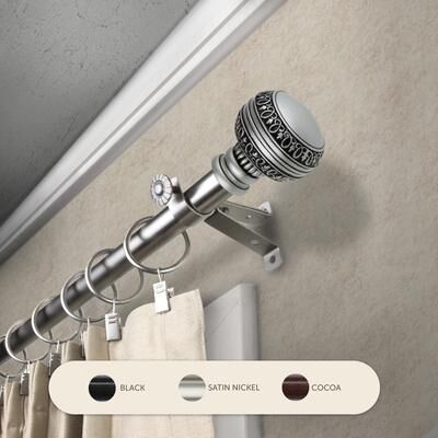 InStyleDesign Helena Adjustable Curtain Rod