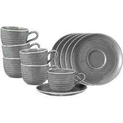 Seltmann, Tasse, Terra Kaffeetassen mit Untertassen (260 ml, 6x)