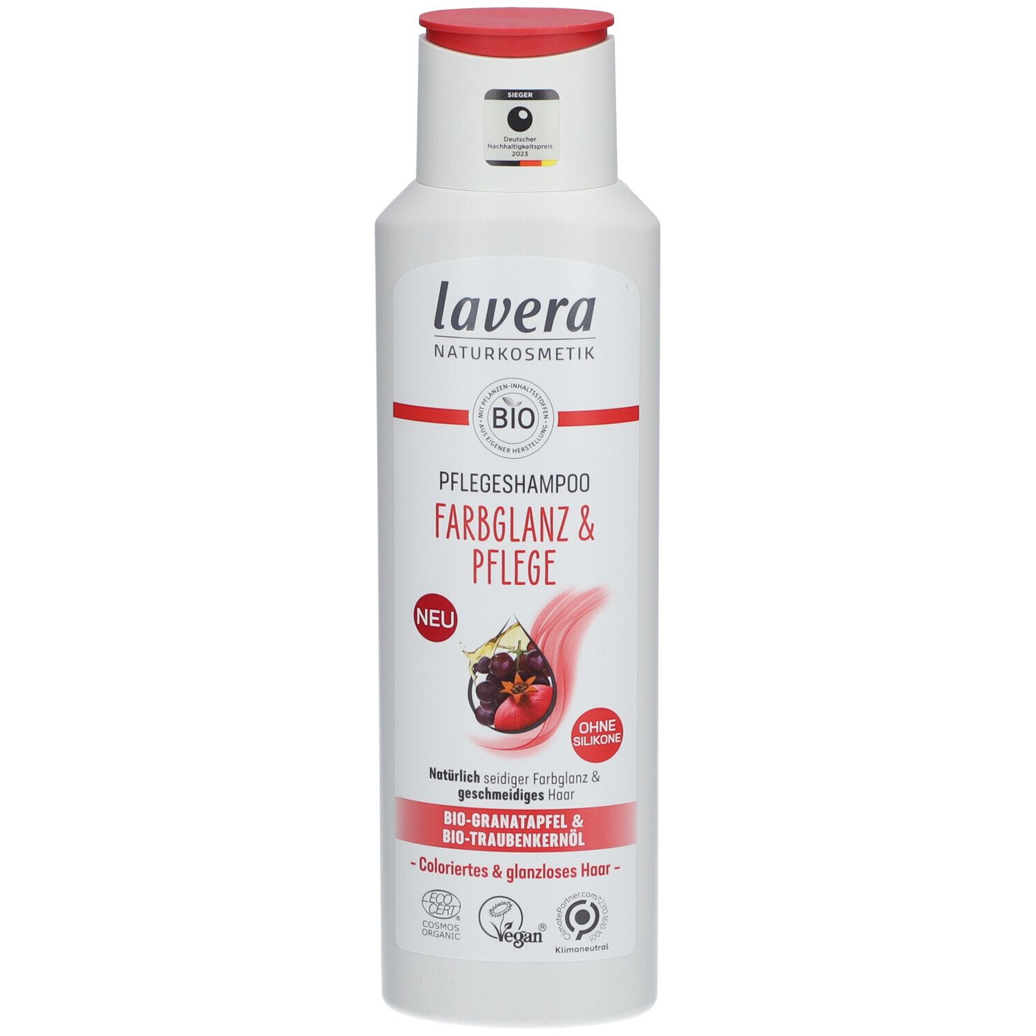 Lavera Pflegeshampoo Farbglanz & Pflege 250 ml Shampoo