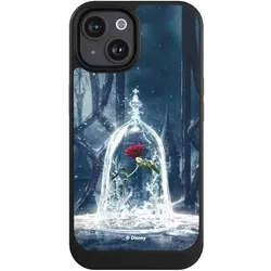 Nivocase Hülle für Apple iPhone 15 Handyhülle NIVOcore Case Schwarz Die Schöne und das Biest Disney (Apple iPhone 15), Smartphone Hülle, Schwarz
