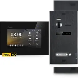 HD Video Türsprechanlage für 1 Familienhaus, 1x Monitor, Balter EVO HD Schwarz