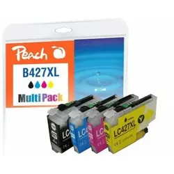 Peach PI500-401 Druckerpatrone 4 Stück(e) Kompatibel Hohe (XL-) Ausbeute Schwarz, Cyan, Magenta, Gelb