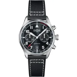 Davosa Pilot Newton Pilot Chronograph LE 161.578.55 - schwarz - 42mm